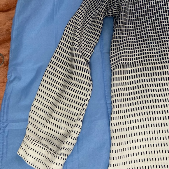 Apologize Pleione Women’s Blouse v neck with zipper in front long sleeve Size M - Picture 5 of 11